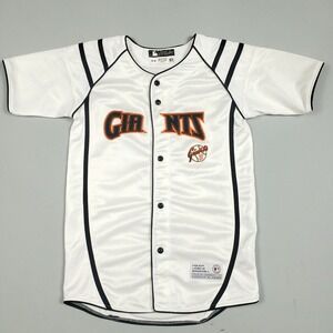 San Francisco Giants Baseball Jersey Boy Size Medium White Stitched Embroidered